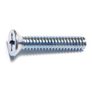 MIDWEST FASTENER #10-24 x 1 in Phillips Flat Machine Screw, Zinc Plated Steel, 100 PK 07285